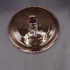 Vintage Pyrex Amber Glass 5.5" Round Lid Replacement P81C