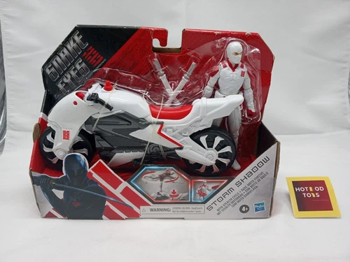 Storm Shadow Stealth Cycle Figure and Vehicle G. I. Joe Origins Hasbro