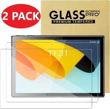 (2Pack) Apolosign EM101A 10.1" Android 13 Tablet Screen Protector Tempered Glass