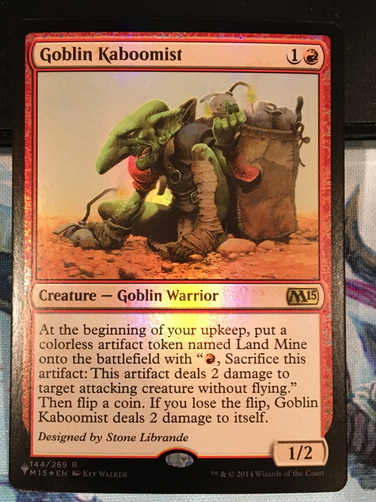 Goblin Kaboomist FOIL Secret Lair Heads I Win, Tails You Lose MTG