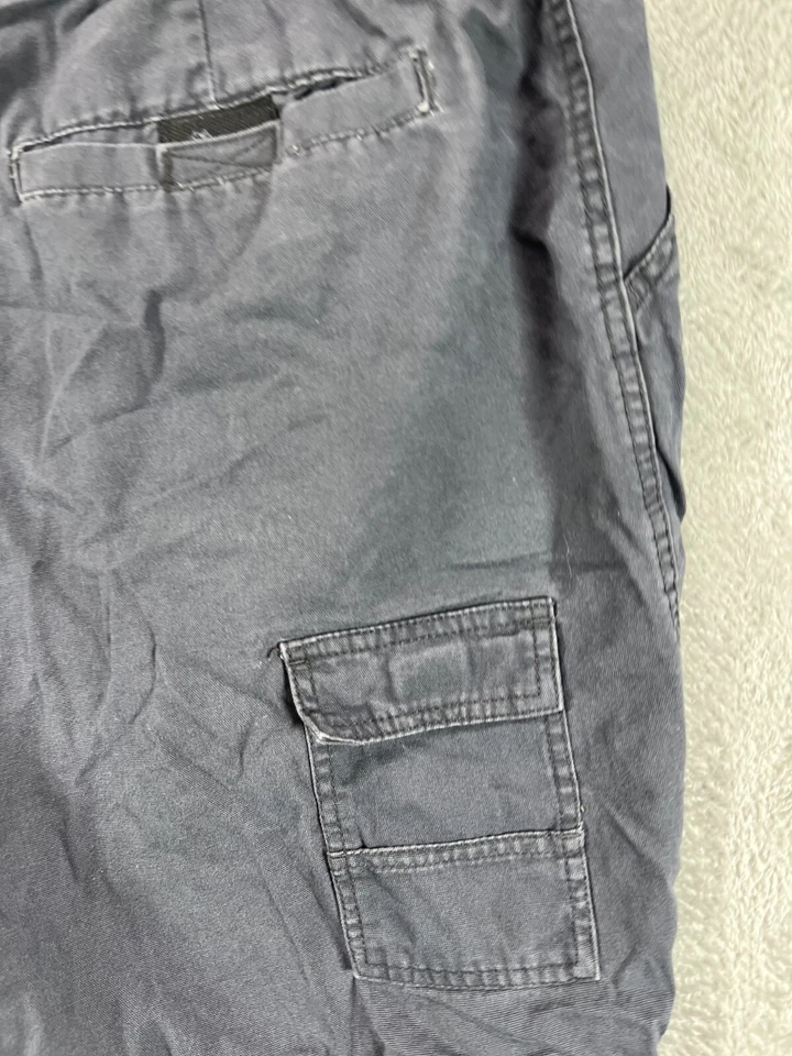 Pantalones Cortos de Carga Saddlbred Para Hombres 48 Gris Algodón Bolsillos Utilitarios 7" Ropa de Trabajo Exterior Foto 2 de 4