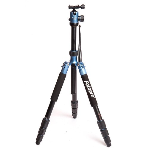 Fotopro C5i Tripod/Monopod w/ FPH-52Q Ballhead (Blue/Green/Orange/Red/Titanium) - Picture 2 of 6