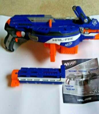 Nerf N-Strike Hail Fire Blaster Gun w Manual | eBay