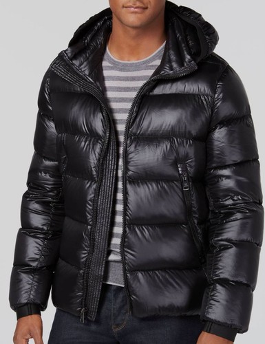 Hooded Down Puffer Coat Jacket Size 