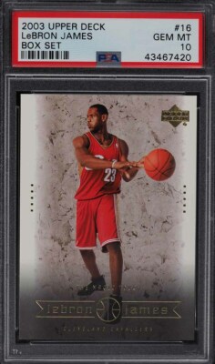 2003 Upper Deck Box Lebron James RC Rookie #16 PSA 10 Gem Mint | eBay