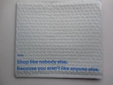 100 Branded eBay-Branded Padded Airjacket With Blue Print 8.5" x 11.25"