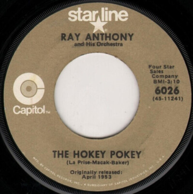 Ray Anthony & His Orchestra The Bunny Hop Vinyl Single 7inch Starline