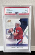 2000 SPx TOM BRADY 130 Rookie Stars 1085/1350 PSA 9 MINT