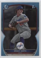 2023 Bowman Draft Chrome Sky Blue Refractor Brady Smith #BDC-109 12yh