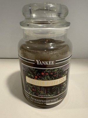 Yankee Candle 22 oz Yuletide Bayberry Black Band Rare And Hard To Find