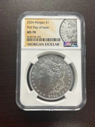 2024 Morgan Silver Dollar NGC MS70 First Day of Issue