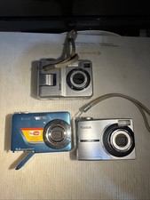 Kodak EasyShare C533 C513 C160 Digital Camera Lot Of 3 - FOR PARTS OR REPAIR