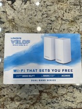 Linksys Velop WHW0102 Dual-Band Mesh WiFi System AC2600 2-Pack