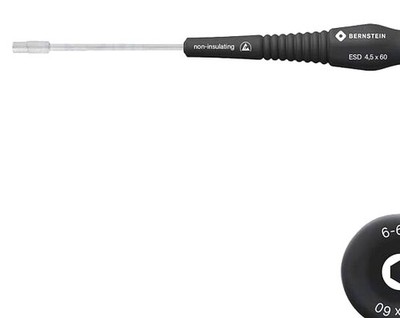 Screwdriver: precision; 6-angles socket; HEX 4.5mm; ESD - BRN-6-618 | EU Stock