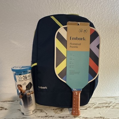 Embark X-26 Pickleball Paddle Set w/ Embark Bag & X-26 Pickleballs
