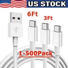 USB Type C Data Cable 5A Fast Charging USB-A to USB-C Charger lot Cord For Phone