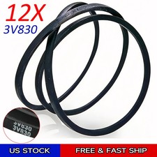 12x 3V830 BELT for WASCOMAT W185 770154, MAYTAG 24001095, SPEED QUEEN 280342