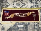 WW1 WWI Military US Army Camp Meade MD Felt Pennant Flag Medical Division