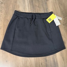 All in Motion Kids Airy Sleek Skort Black Mid Rise Athletic Skirt XL 14 NWT