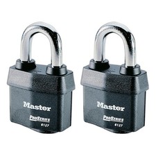 2pc Master Lock ProSeries&reg; Weather Tough&reg; 61mm Padlock - Keyed Alike - Pack of 2