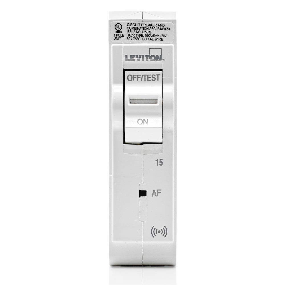 15A 1-Pole Smart AFCI Circuit Breaker Hydraulic Magnetic 120V LB115-AS White