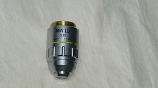 Olympus MA10 MA 10x 0.25 Microscope Objective Comparison Metallurgical f=180