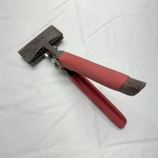 Vintage Wiss HS 1 Sheet Metal Hand Seamer Tool 3.25” USA Made Red