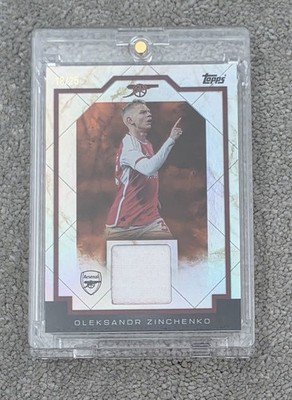 Oleksandr Zinchenko /25 Match Worn Marble Halls Relic Card Arsenal Topps