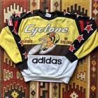 Vintage 1980s Adidas Cyclone Flushin Cycling Crewneck Sweatshirt Sz M
