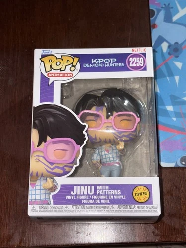 Funko Pop Animation: Kpop Demon Hunter - Jinu with Patterns CHASE Figure # 2259