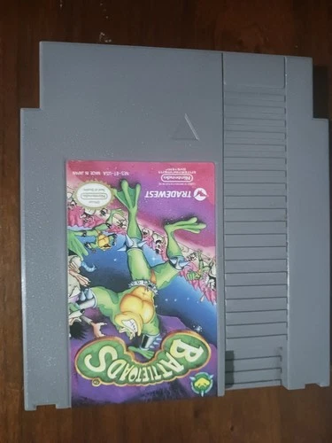 Battletoads Nes Tested Working and Cleaned Connector Cartridge Only