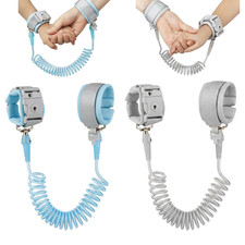 2 Pack anti Lost Wrist Link, Toddler Harness Walking Leash Safety Child Wristban
