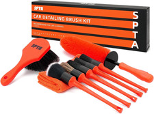 8Pcs Wheel  Tire Brush Car Detailing Kit, Easy Reach Wheel and Rim Brush, 5Pcs