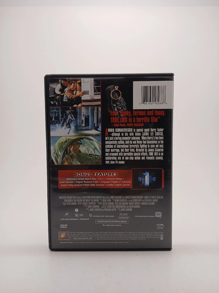 True Lies (Dvd, 1999) Schwarzenegger 1994 - Image 2 of 4