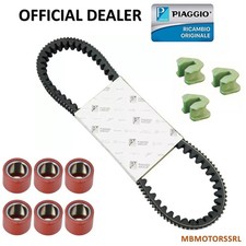 KIT CINGHIA RULLI CURSORI PIAGGIO BEVERLY 300 2018 2019 2020 ORIGINALI