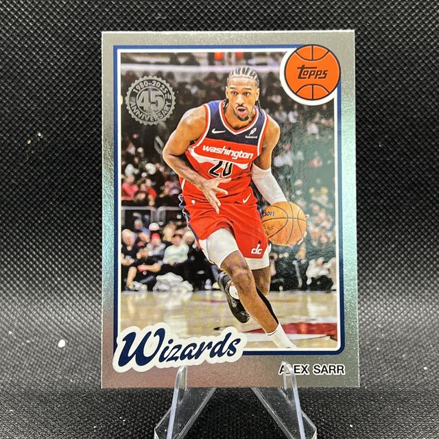 2025-26 Topps #80BK-23 Alex Sarr 1980-81 Topps Basketball