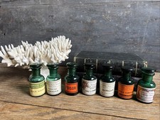 Flacons pharmacie ancien lot de 7.cabinet de curiosité déco.…