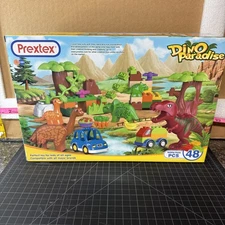 Building Blocks Prextex 18 Months + Dino Paradise 48 PCS Set. New Open Box.