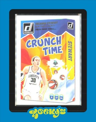 2025 Donruss WNBA Breanna Stewart Crunch Time Press Proof #3 New York  $2MIN