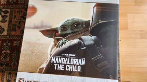 Star Wars Sidwshow Baby Yoda Grogu The Mandalorian 1/1 Scale Model - Picture 1 of 16