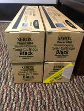 One GENUINE XEROX 106R01217 PHASER 6360 Black Toner Cartridge, NEW SEALED BOX