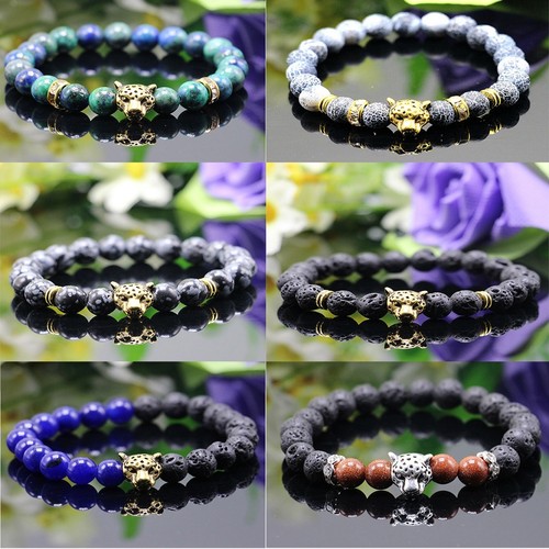 Bracelet Tête de mort Or Pierres véritables - Homme | Mon Petit Bracelet
