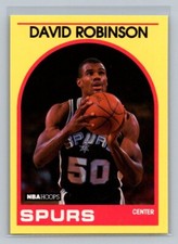 1989-90 NBA Hoops Superstars Box Set #88 David Robinson Rookie Card RC HOF Spurs