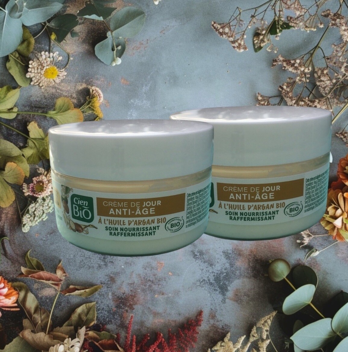 Crème jour anti-âge et fermeté à l'huile d'argan bio anti-relâchement 50 ml