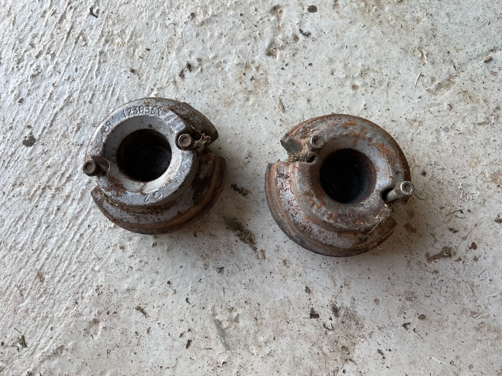 Ride On Mower Rally Husqvarna LT100 LT120 LT 125 etc PAIR OF WHEEL WEIGHTS 12 eBay