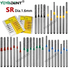 SR Dental Burs Diamond Burs Dentistry Drills High Speed Handpiece FG Dia.1.6mm