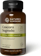 Organic Cascara Sagrada Herbal Supplement For Intestinal Health 100 Count