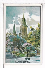 Single Railroad Playing Card "Illinois Central RR, IC 15" Bollhagen, Stand