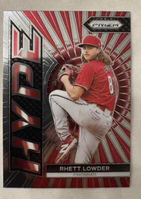 2024 Panini Prizm Rhett Lowder HYPE Prizm #15 Cincinnati Reds