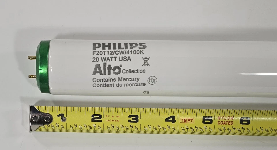 24" - Philips 273326--(4 to 30 Pack)--F20T12/CW/ALTO 4100K-20 W Fluorescent Bulb - Image 4 of 4